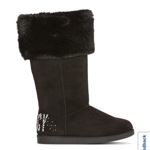 COPY - JUICY by Juicy Couture Black Fur Boots 7.5 M
